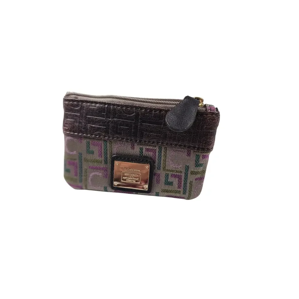 Beautiful Vtg Liz Claiborne 4 Piece Purse Set Geometric Pattern New Without Tags